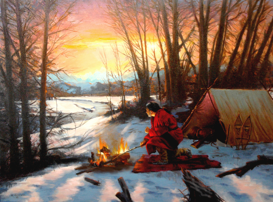 John Colter On The Gros Ventre